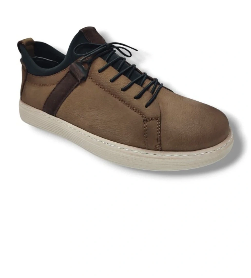 2017-25 Hakiki Nubuk Deri Anatomik Casual Erkek Ayakkabı