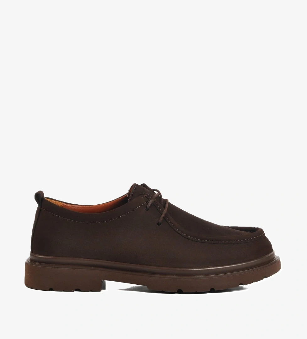 Ayakmod Siyah Ayakmod Nubuk Hakiki Deri Erkek Casual Ayakkabı 1005 M