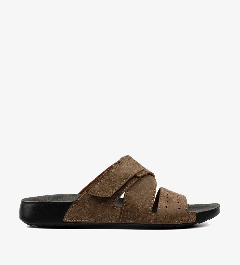 Edman Anatomik Ortopedik Bantlı Günlük Erkek Terlik - Görsel 1