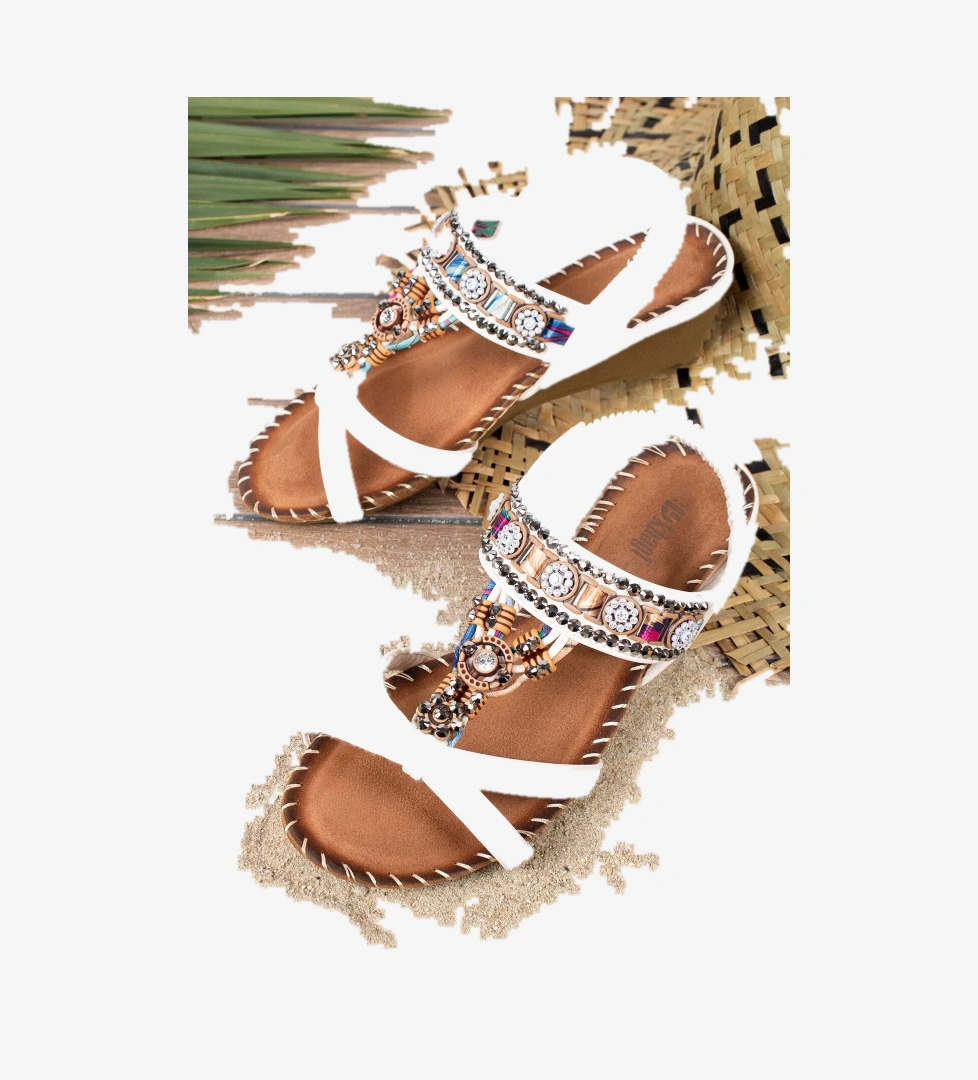 Anatolia Anatomik Fashion Taşlı Günlük Kadın Sandalet