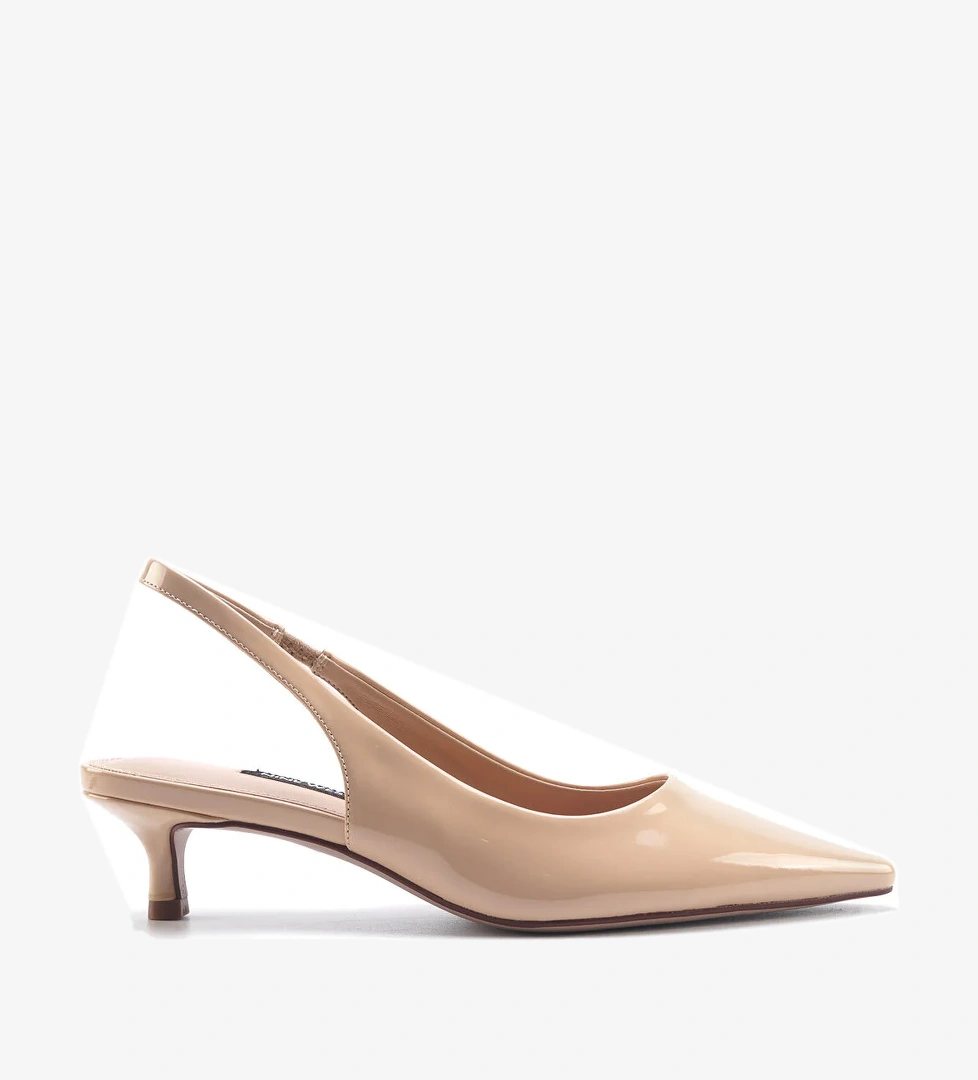 Nine West PAMELLA 5FX Bej Kadın Topuklu Ayakkabı - Görsel 1