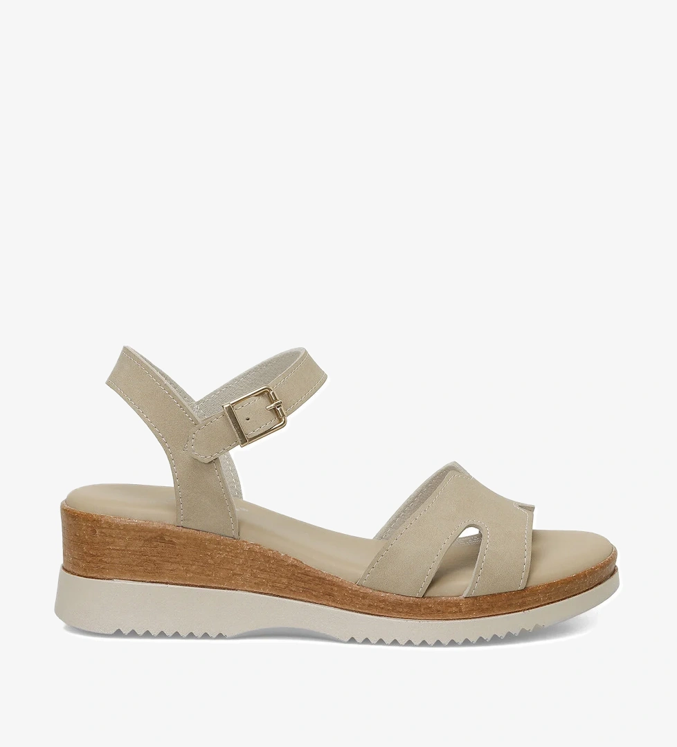 323596.Z 5FX Vizon Kadın Dolgu Topuk Sandalet - Görsel 1