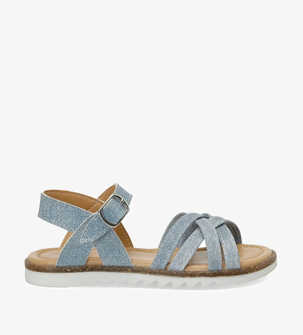 DENI F 5FX Mavi Kız Çocuk Sandalet - Görsel 1