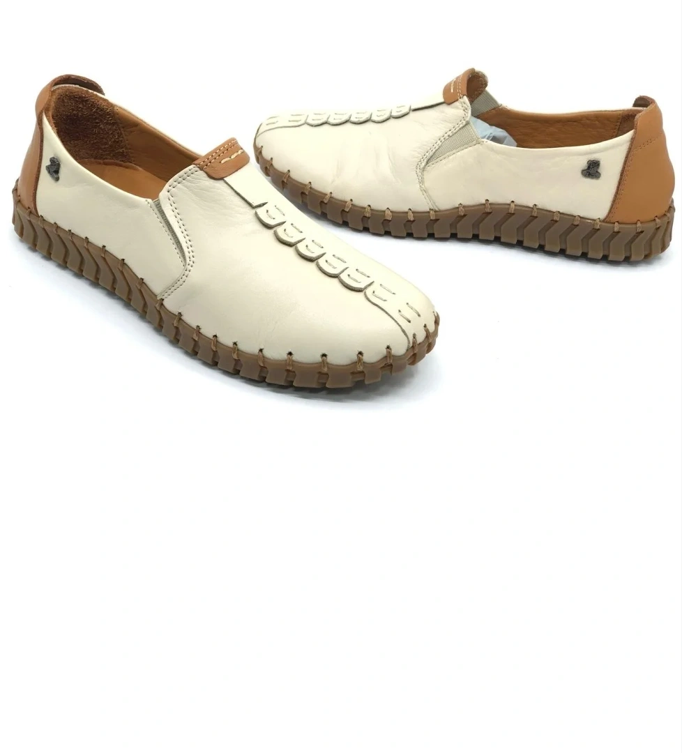 Küllicek Hakiki Deri Ortopedik Kadın Casual Ayakkabı - Görsel 1