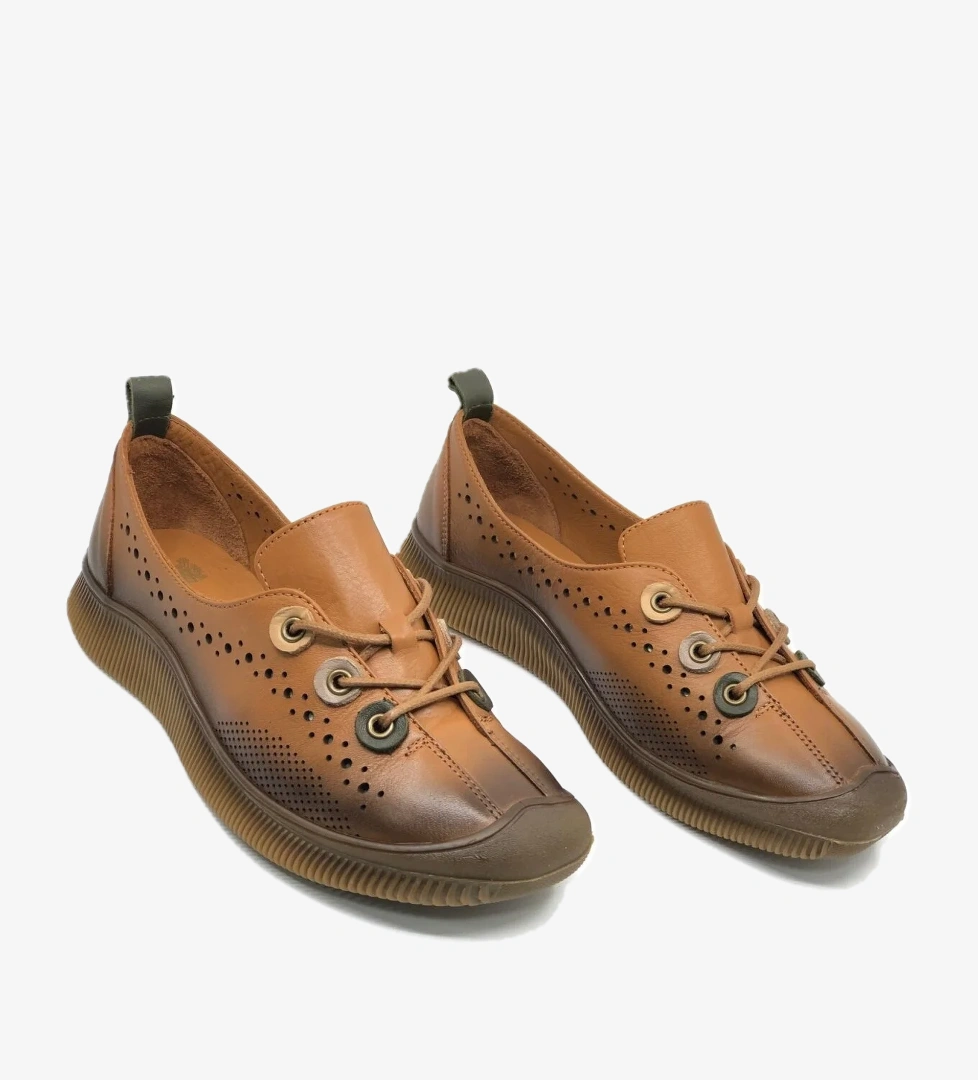 Venüs Pera Hakiki Deri Ortopedik Kadın Casual Ayakkabı model görseli