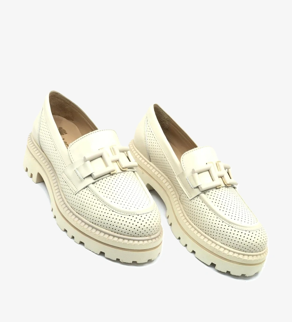 Rigel Hakiki Deri Ortopedik Oxford Kadın Deri Klasik Ayakkabı - Görsel 1