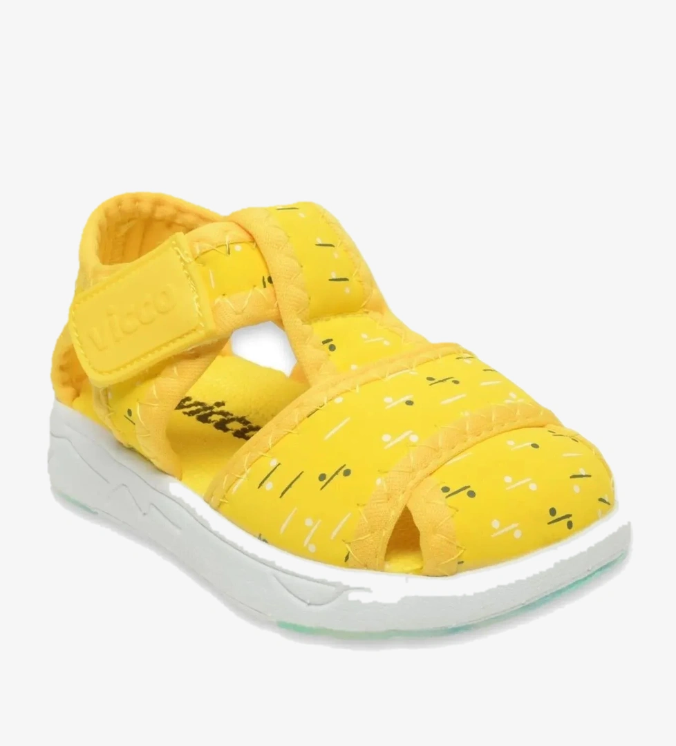 332.P24Y.306 Bumba III Sarı Phylon Çocuk Sandalet - Görsel 1