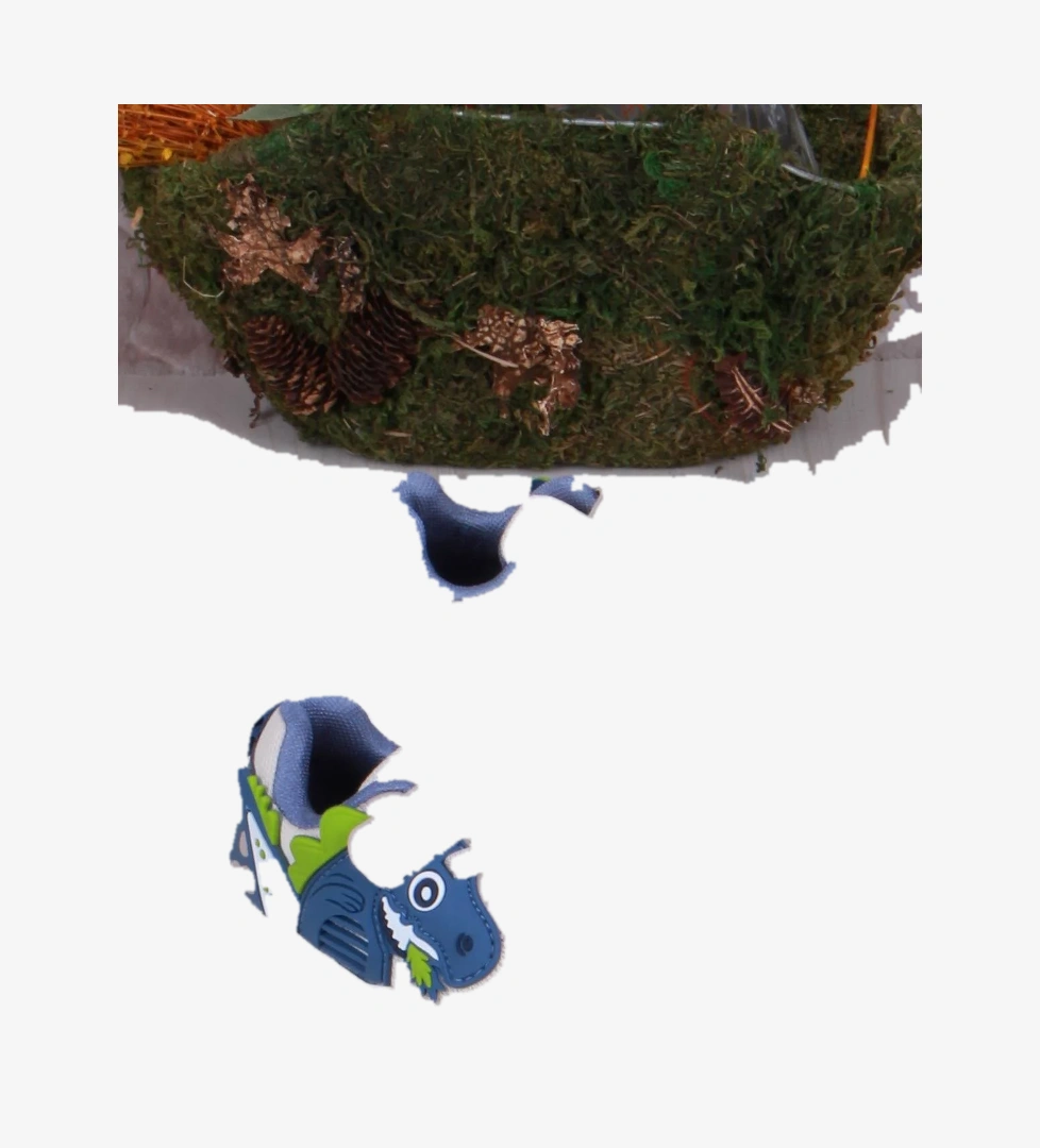 346.P25Y.150 Bej Tuna Sneaker Erkek Çocuk Ayakkabı - Görsel 1