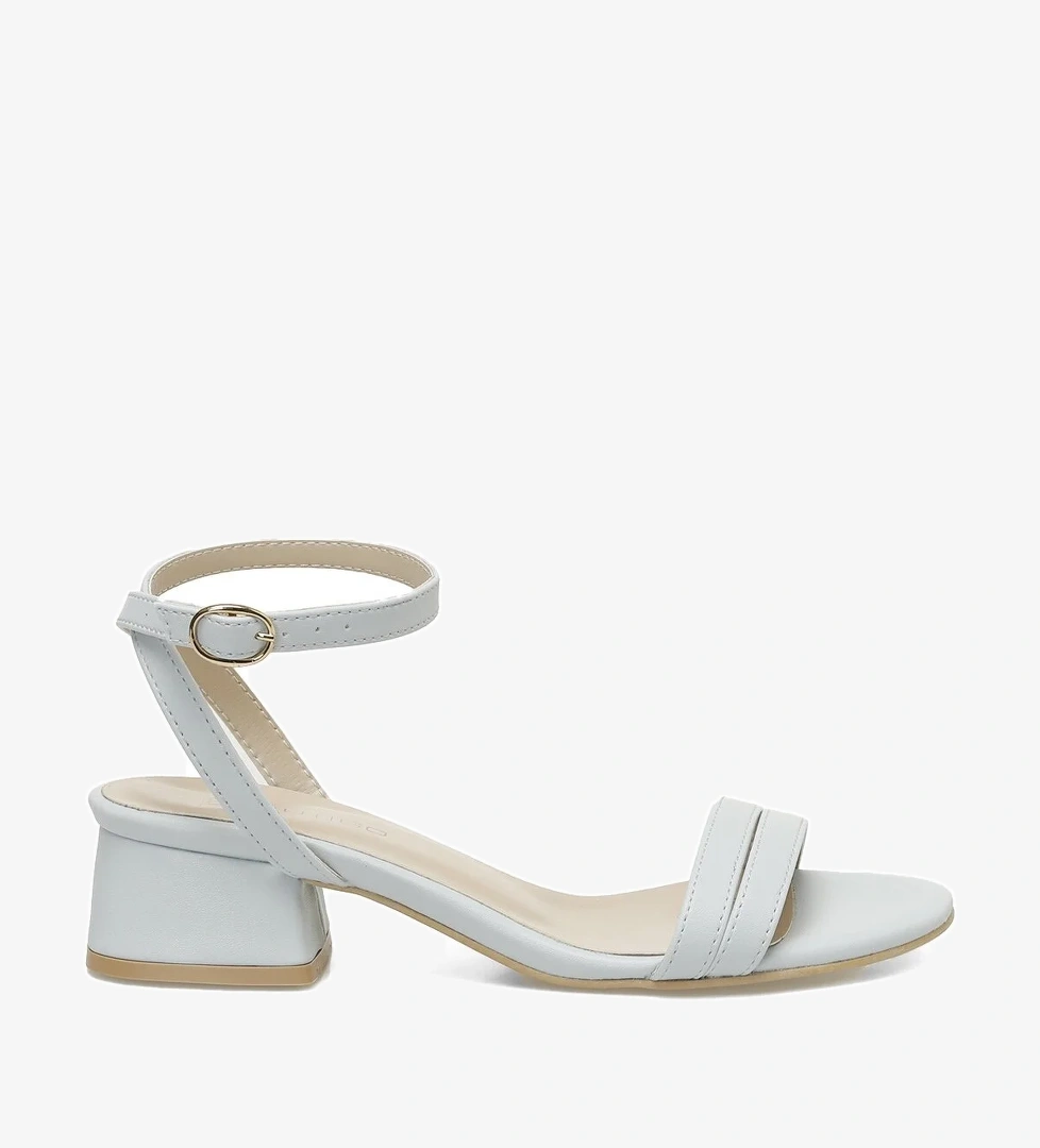 25S-561 5FX Mavi Kadın Topuklu Sandalet - Görsel 1