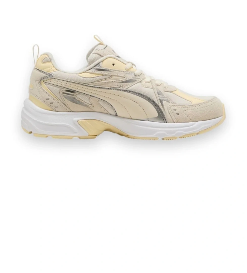 393489 Milenio Tech Suedecool Günlük Bej Kadın Spor Ayakkabı - Görsel 1