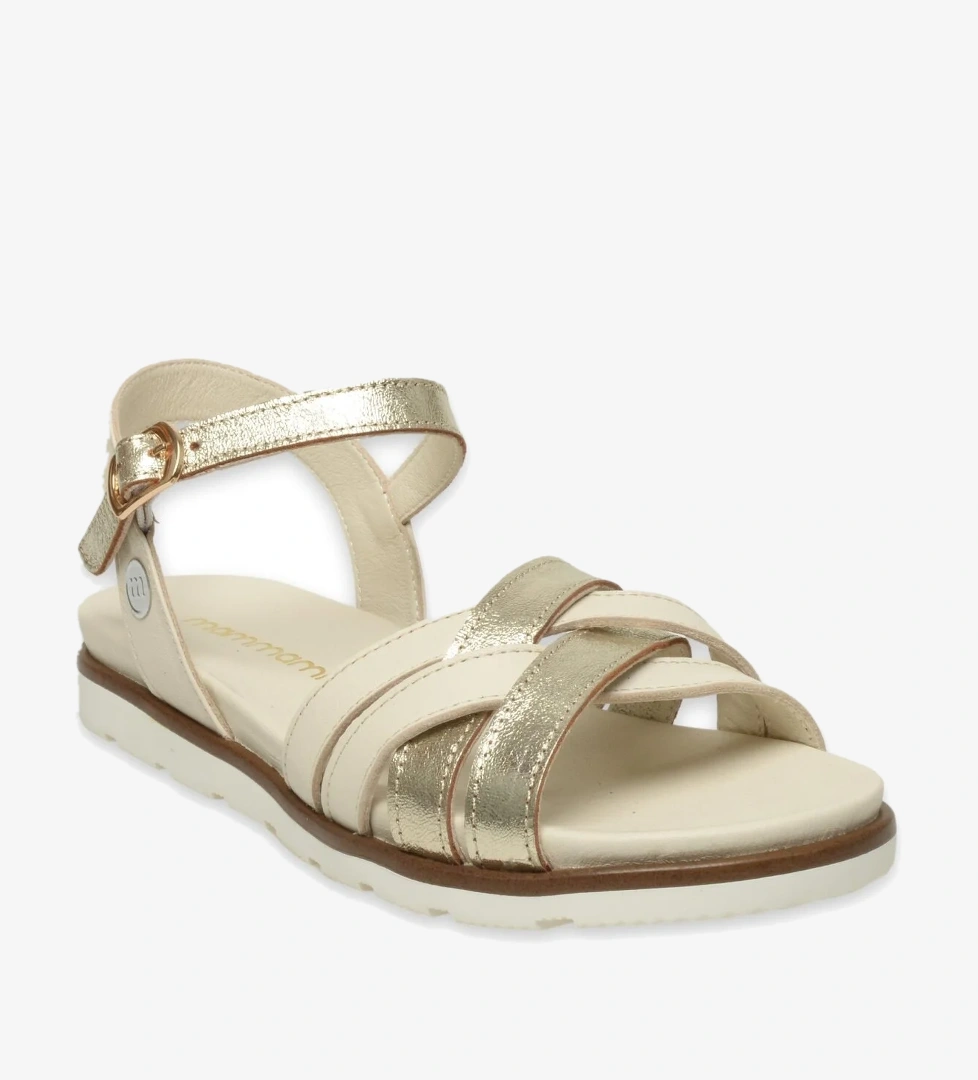 Mammamia D25Ys-2910 Günlük Krem Kadın Sandalet - 1.815,23₺ - Flo