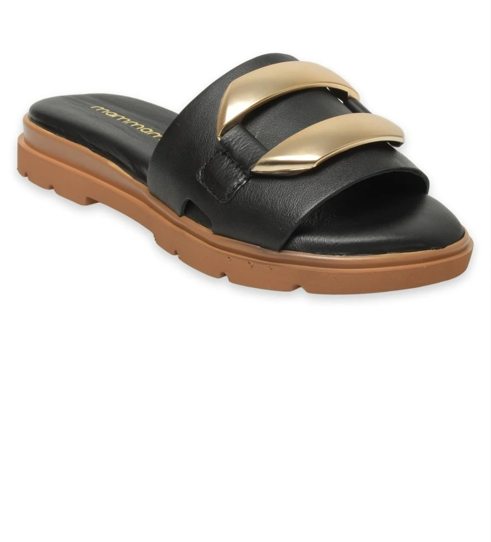 Mammamia D25yt-1375z Günlük Beyaz Siyah Kadın Terlik model görseli