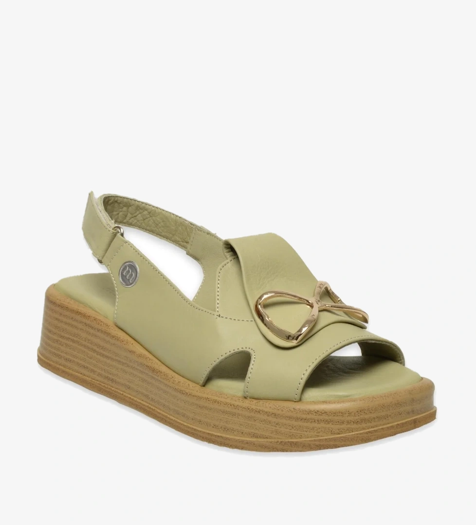 D25Ys-2780Z Günlük Yeşil Kadın Sandalet