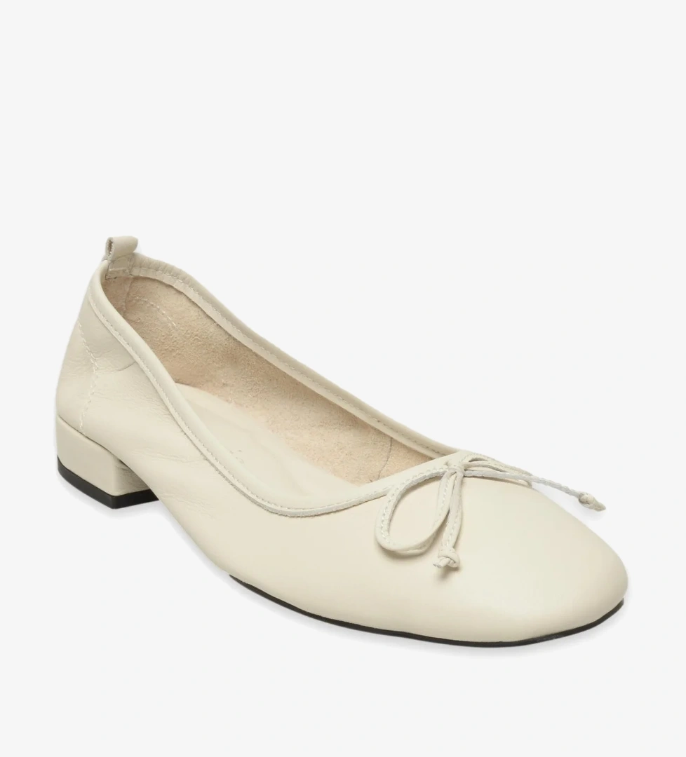 D25Ya-810Z Günlük Krem Kadın Babet