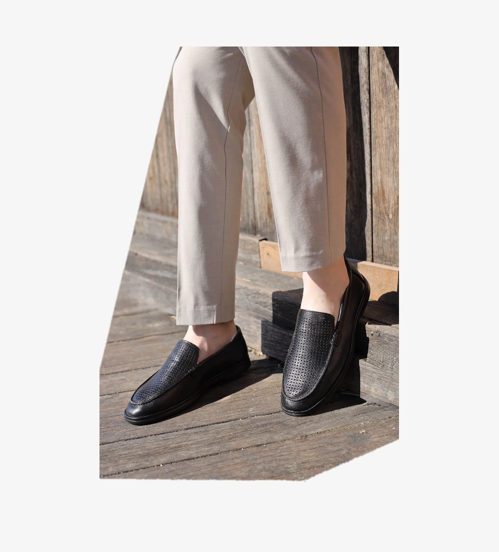 Hakiki Deri Erkek Casual Ayakkabı 819MA020LZR - Görsel 1