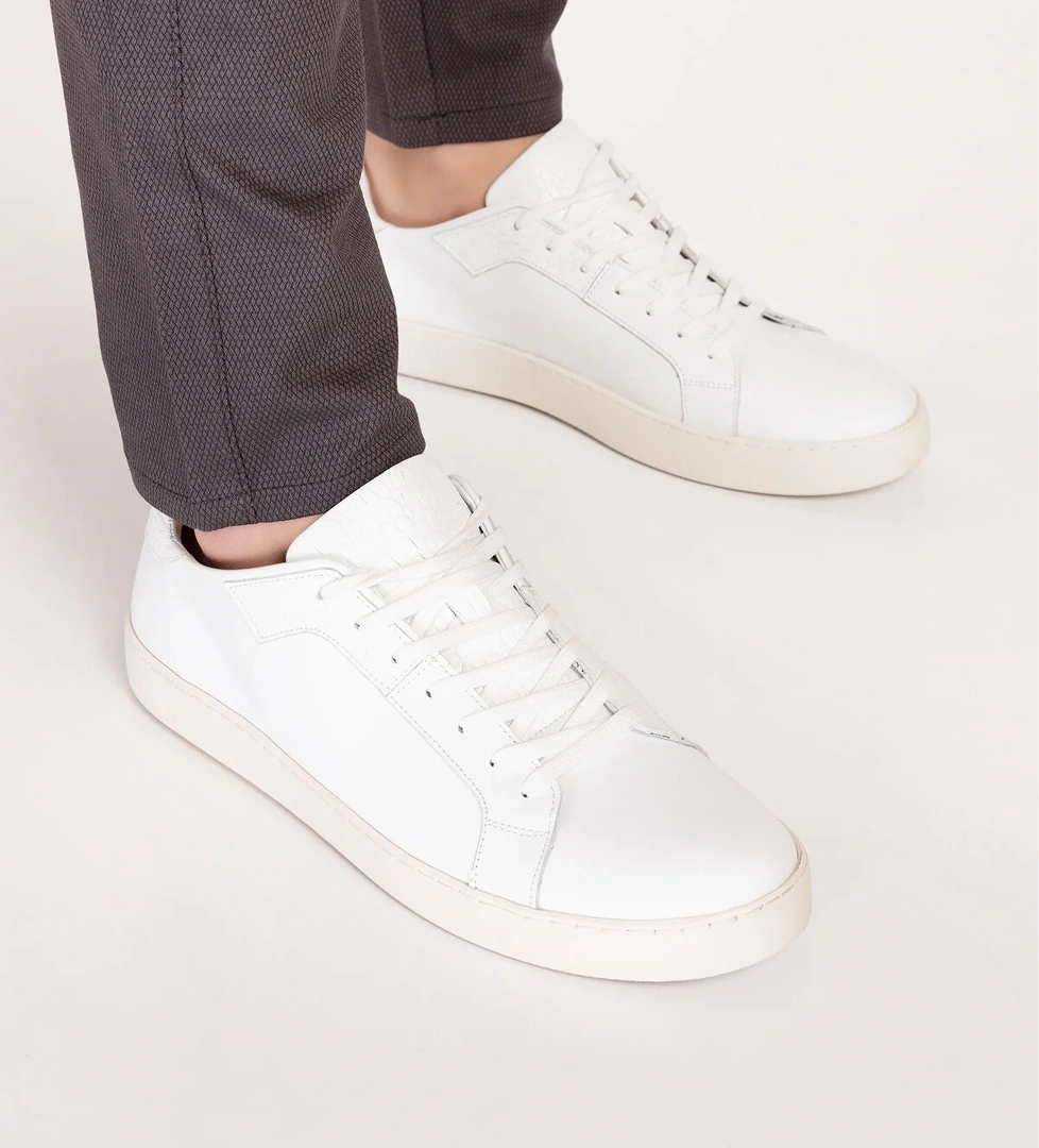 Gondol Erkek Hakiki Deri Lastikli Kolay Giyim Ayakkabı tx.7741 - Görsel 1