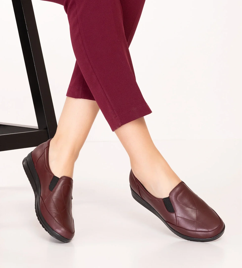 Gondol Kadın Hakiki Deri Anatomik Yumuşak Taban Günlük Ayakkabı pyt.1213