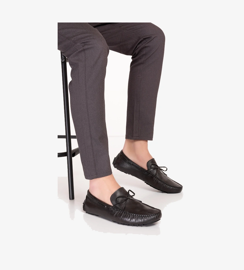 Gondol Erkek Hakiki Deri Hafif Taban Loafer Ayakkabı tx.14021 - Görsel 1