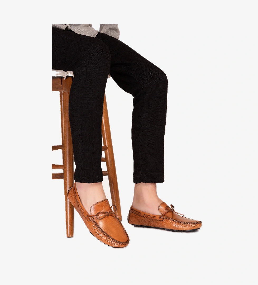 Gondol Erkek Hakiki Deri Hafif Taban Loafer Ayakkabı tx.14021