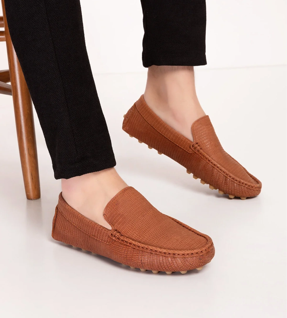Gondol Erkek Hakiki Deri Hafif Taban Loafer Ayakkabı tx.13800 - Görsel 1