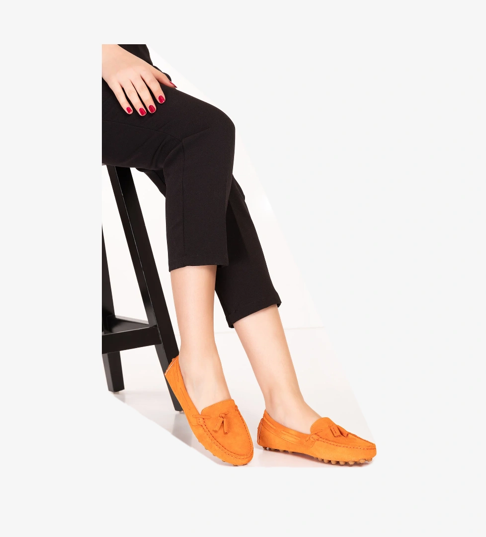 Gondol Kundura Gondol Kadın Hakiki Deri Hafif Taban Loafer Ayakkabı tx.4794 model görseli