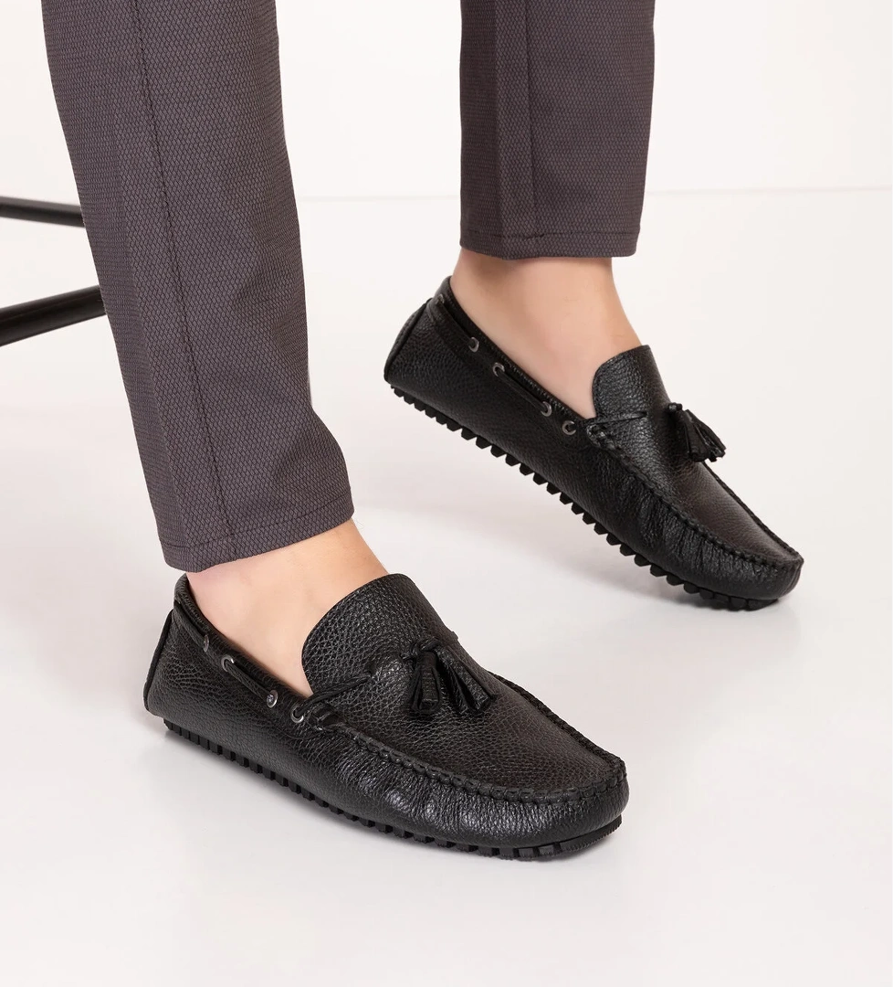 Gondol Kundura Gondol Erkek Hakiki Deri Hafif Taban Loafer Ayakkabı tx.12502 model görseli
