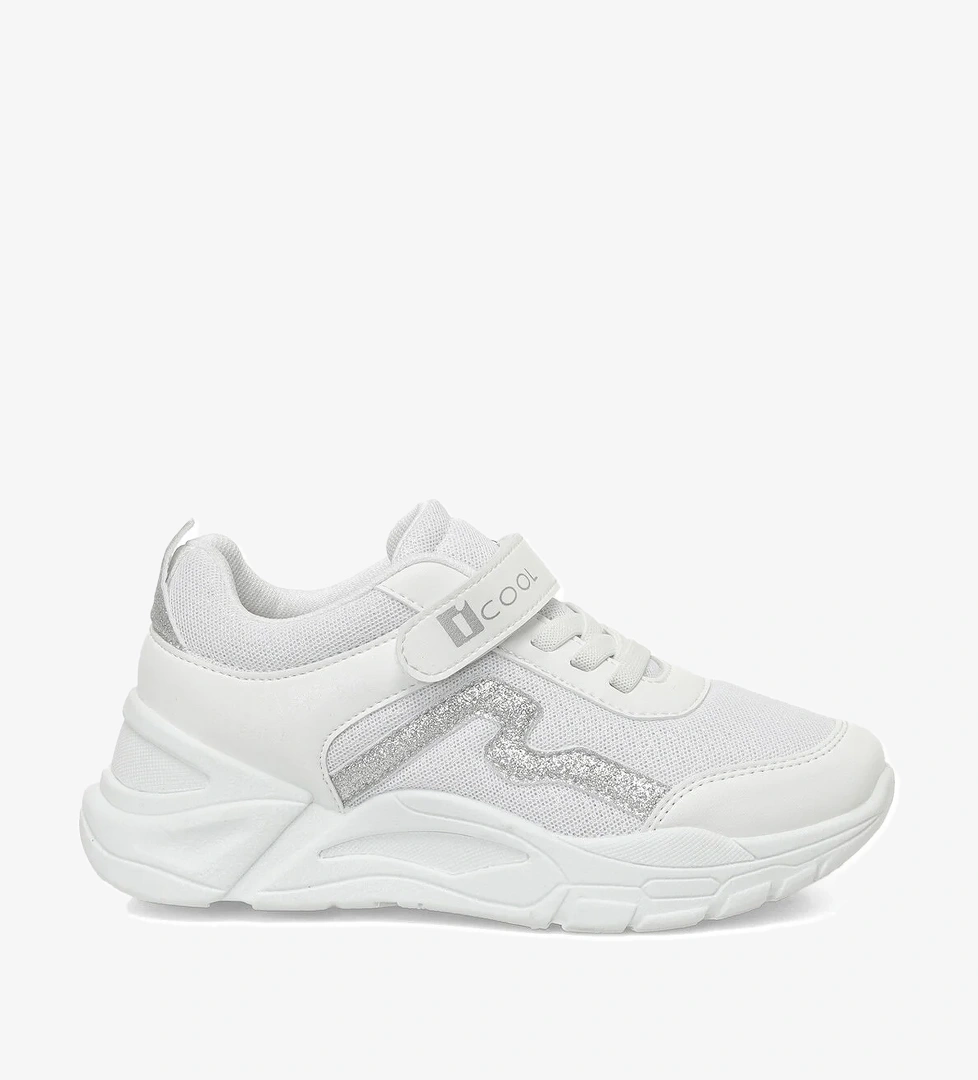 BURY F 5FX Beyaz Kız Çocuk Spor Ayakkabı - Görsel 1