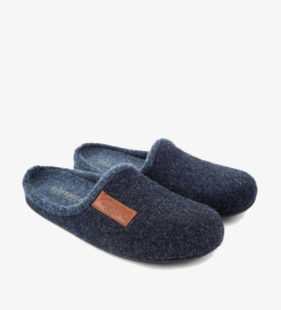 15340 Erkek Keçe Rahat Taban Ev Halı Misafir Terliği