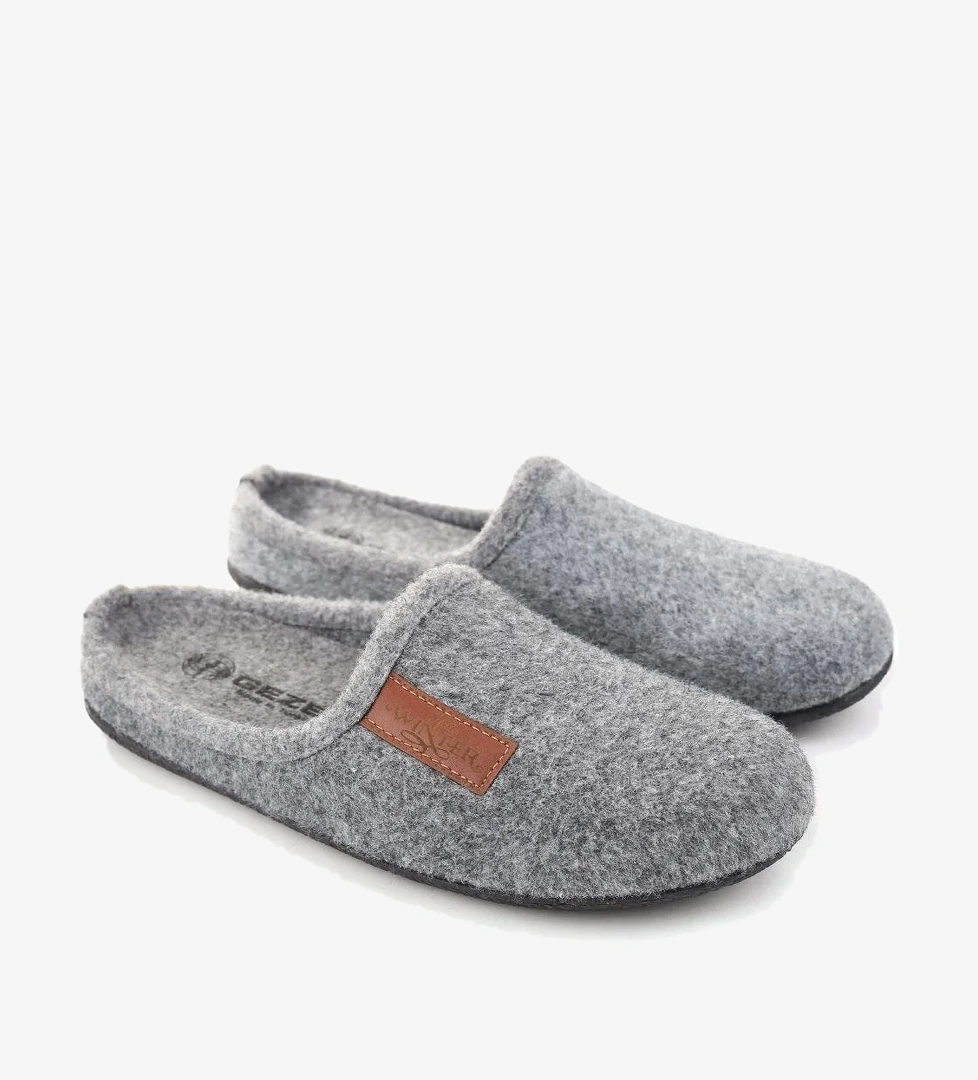 15340 Erkek Keçe Rahat Taban Ev Halı Misafir Terliği