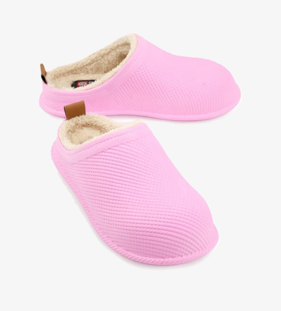 Gezer Gezer Pembe 14769 Eva İçi Kürklü Islak Zemin Kışlık Ev Bahçe Kadın Terliği Sandalet & Terlik | Flo Pembe - 1. görsel