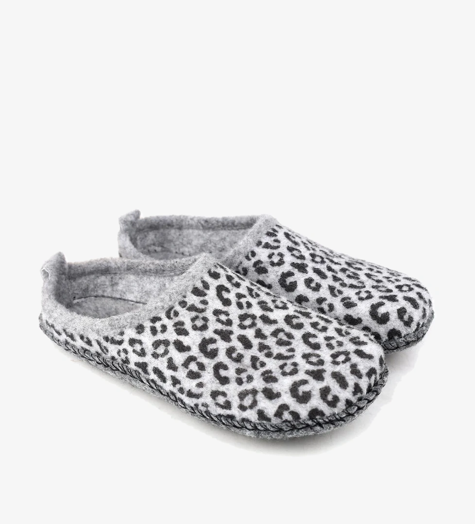 15525 Kadın Keçe Kumaş Sessiz Taban Ev-Halı Terliği