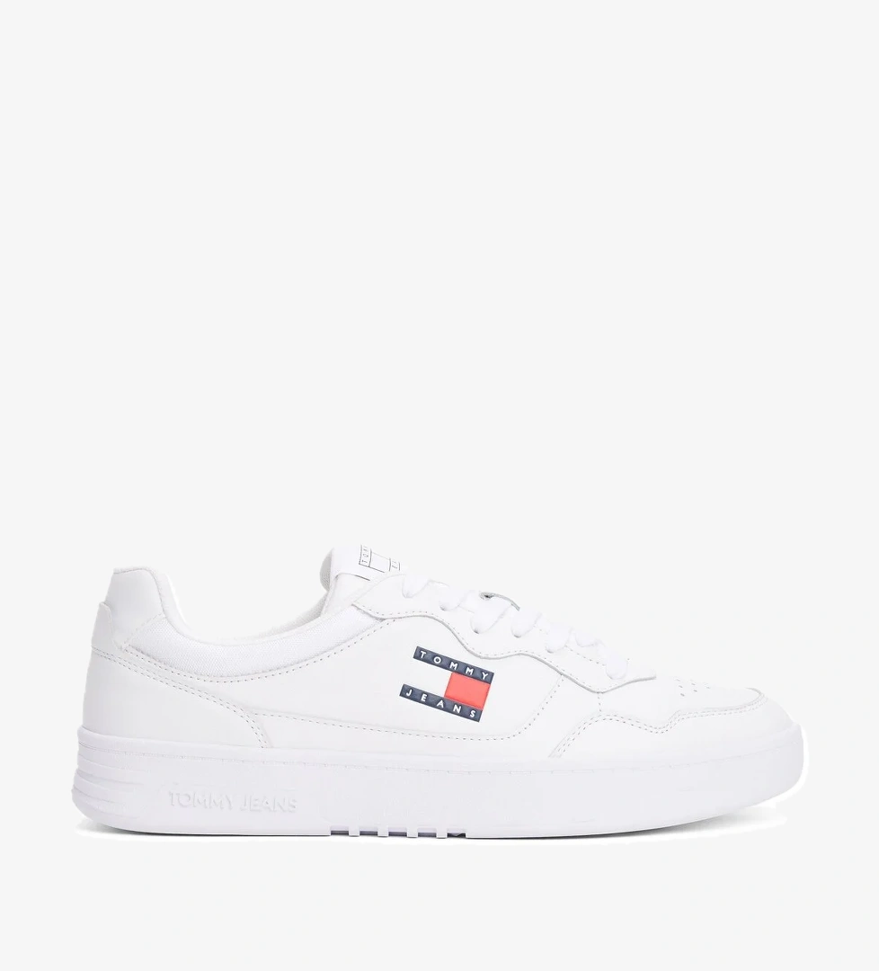 Tommy Hilfiger (NEW)TJM CUPSOLE LEATHER Beyaz Erkek Sneaker