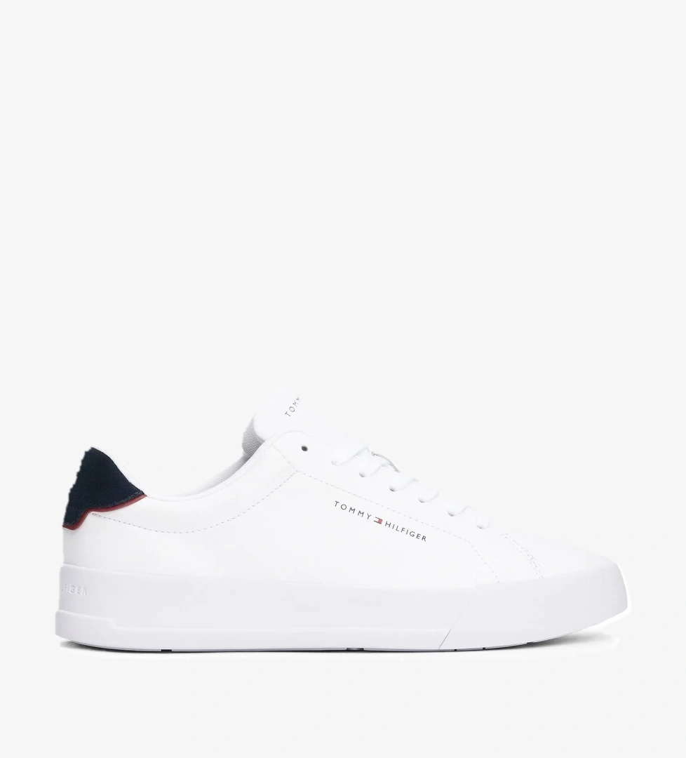 Tommy Hilfiger Tommy Hilfiger Th Court Lth Detail Ess Beyaz Erkek Sneaker model görseli