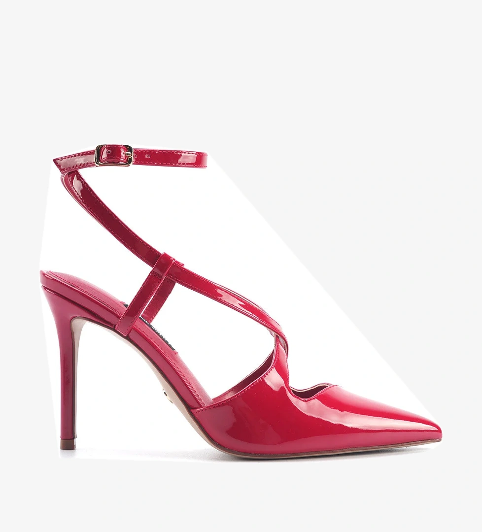 JULENA 5FX Kırmızı Kadın Topuklu Ayakkabı - Görsel 1