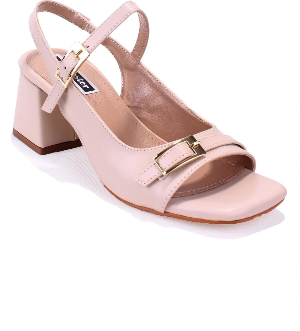 DZA07-928210 Ten Klasik Topuklu Kadın Ayakkabı