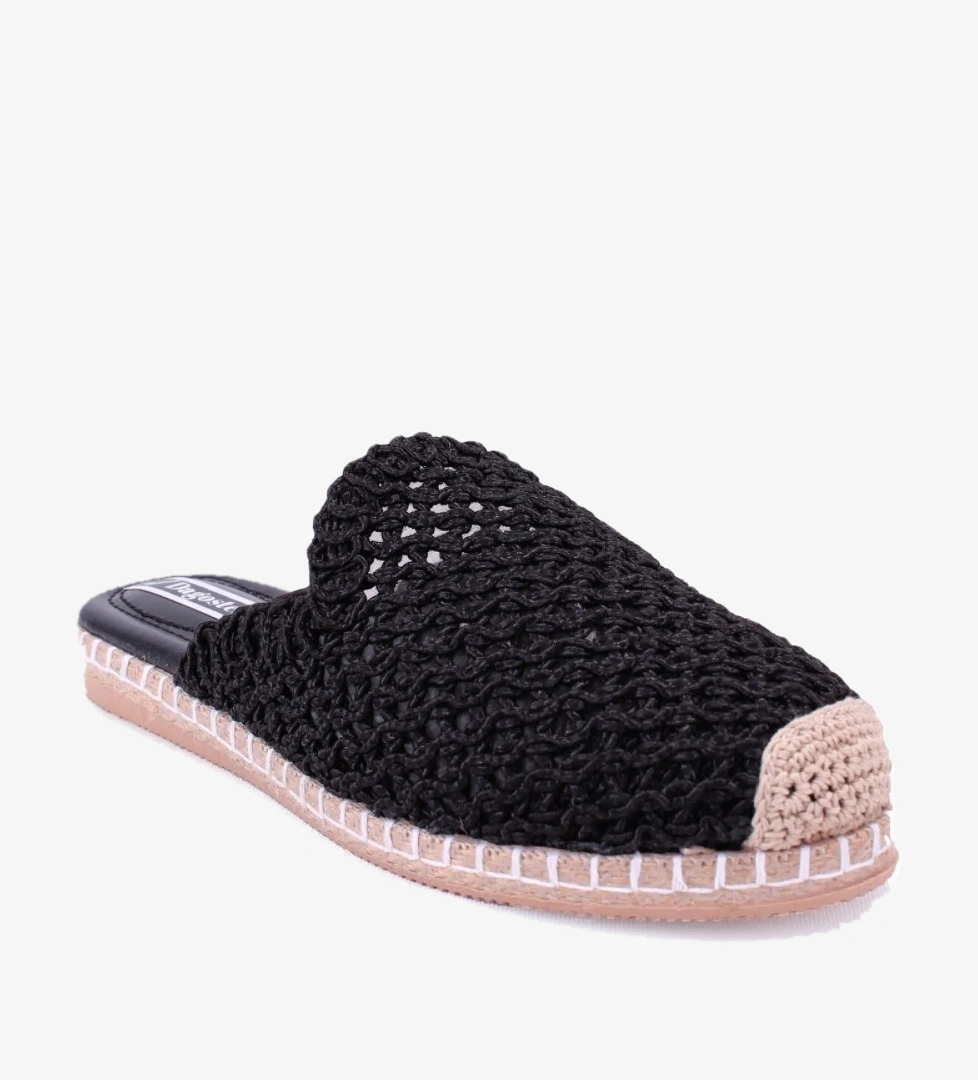 DZA07-1155999 Siyah Triko Spor Kadın Terlik