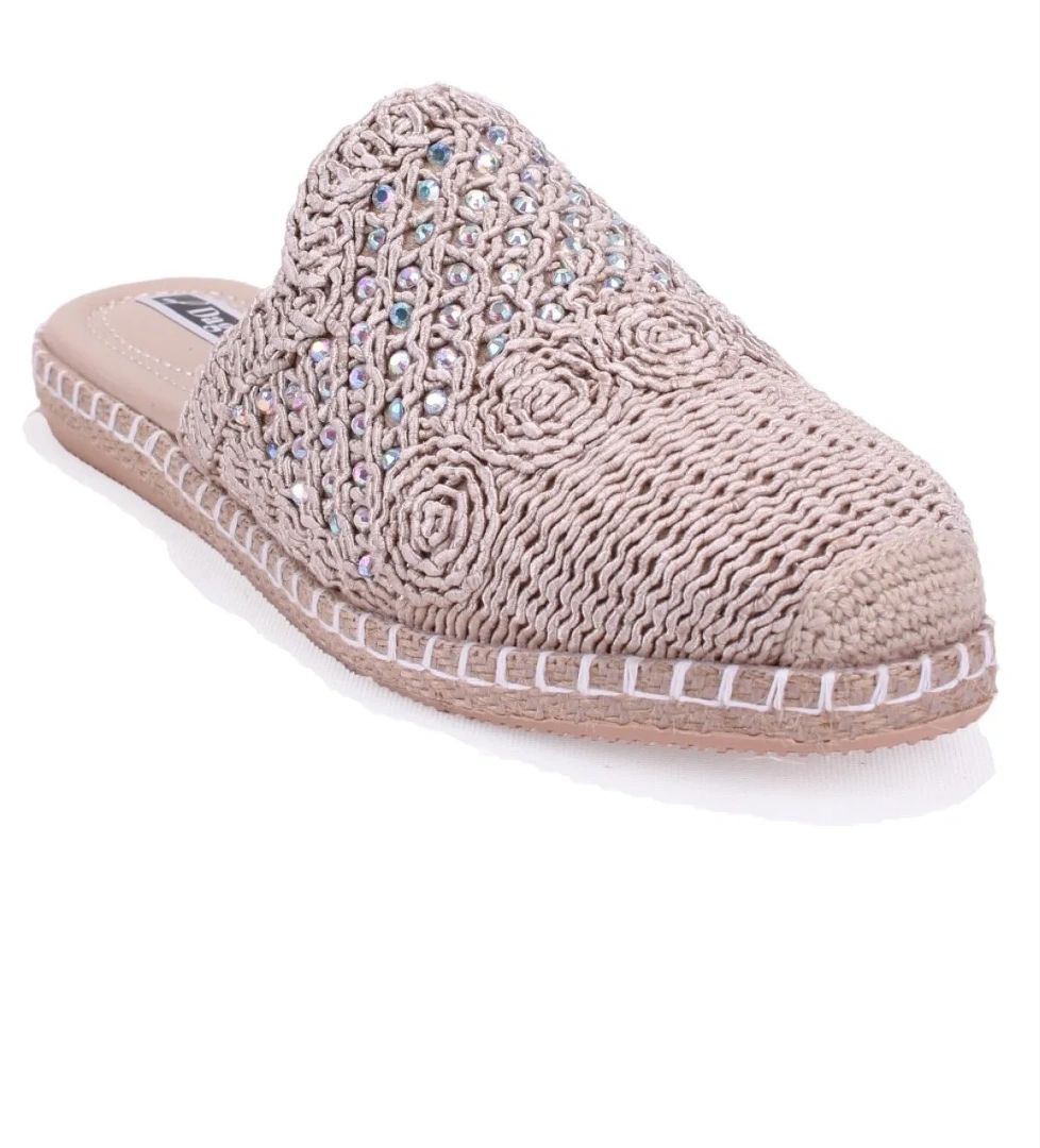 DZA07-1155121 Ten Triko Spor Kadın Terlik - Görsel 1