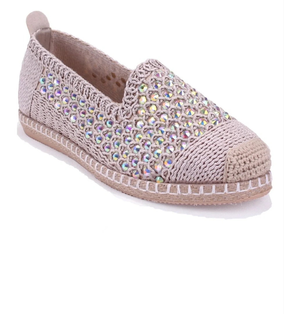 Dagoster Dza07-1155312 Ten Siyah Triko Günlük Babet Kadın Ayakkabı model görseli