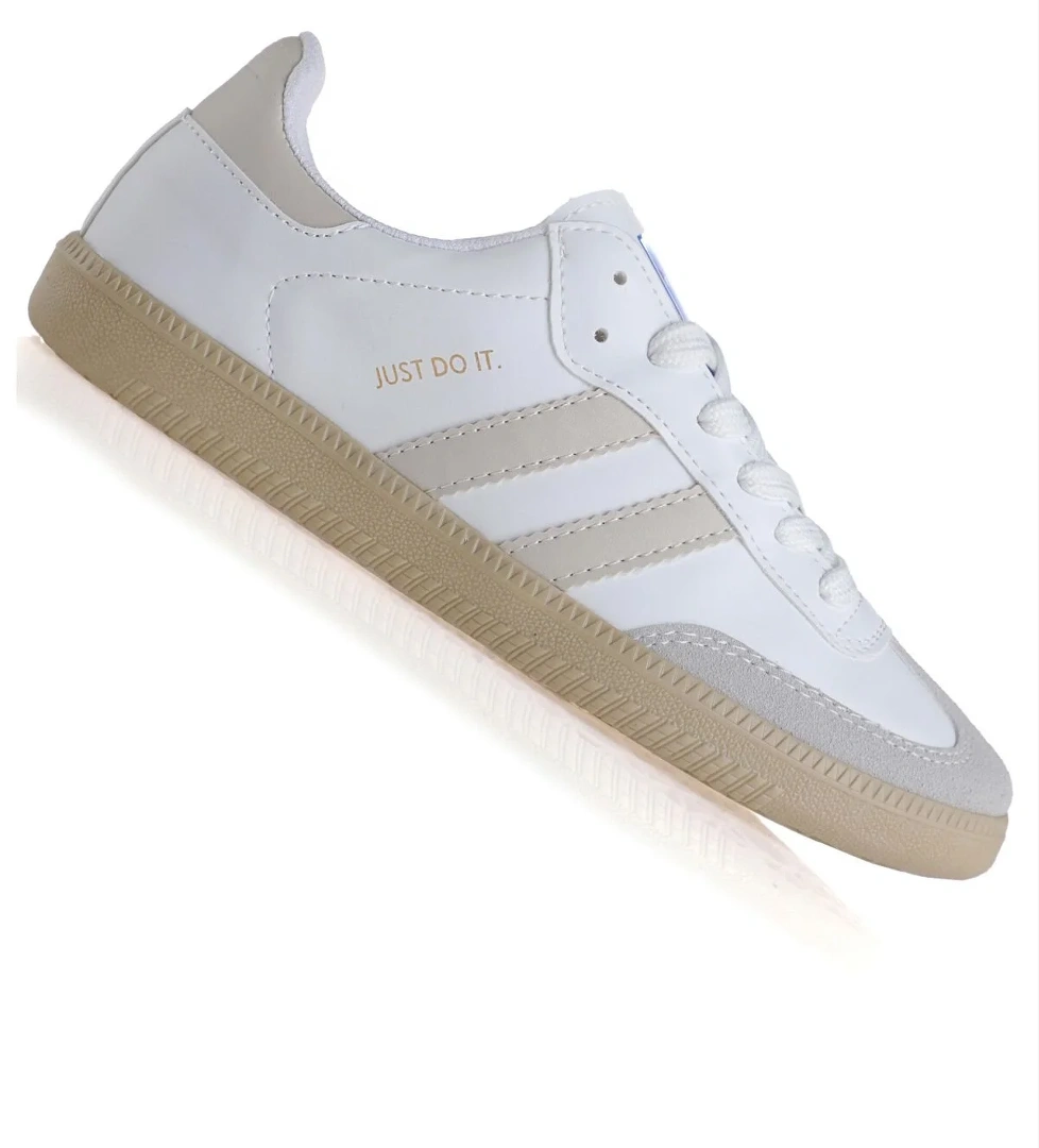 Uniseks Sneaker Esnek Yumuşak Spor Ayakkabı Beyaz Ten