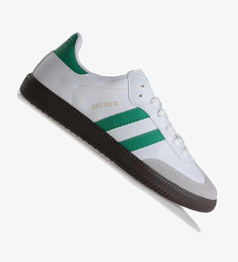 Uniseks Sneaker Esnek Yumuşak Spor Ayakkabı Beyaz Yeşil