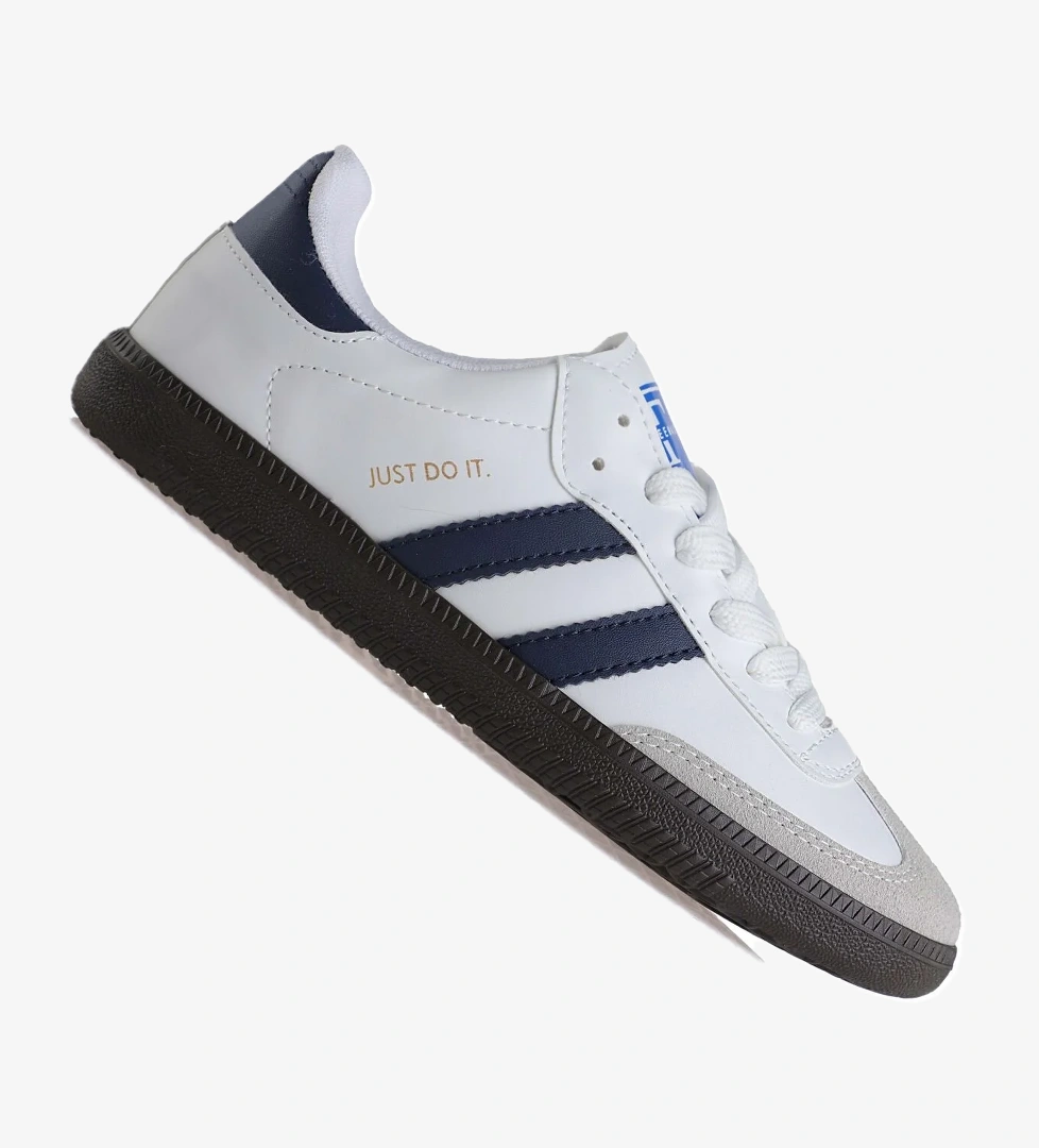 Uniseks Sneaker Esnek Yumuşak Spor Ayakkabı Beyaz Lacivert