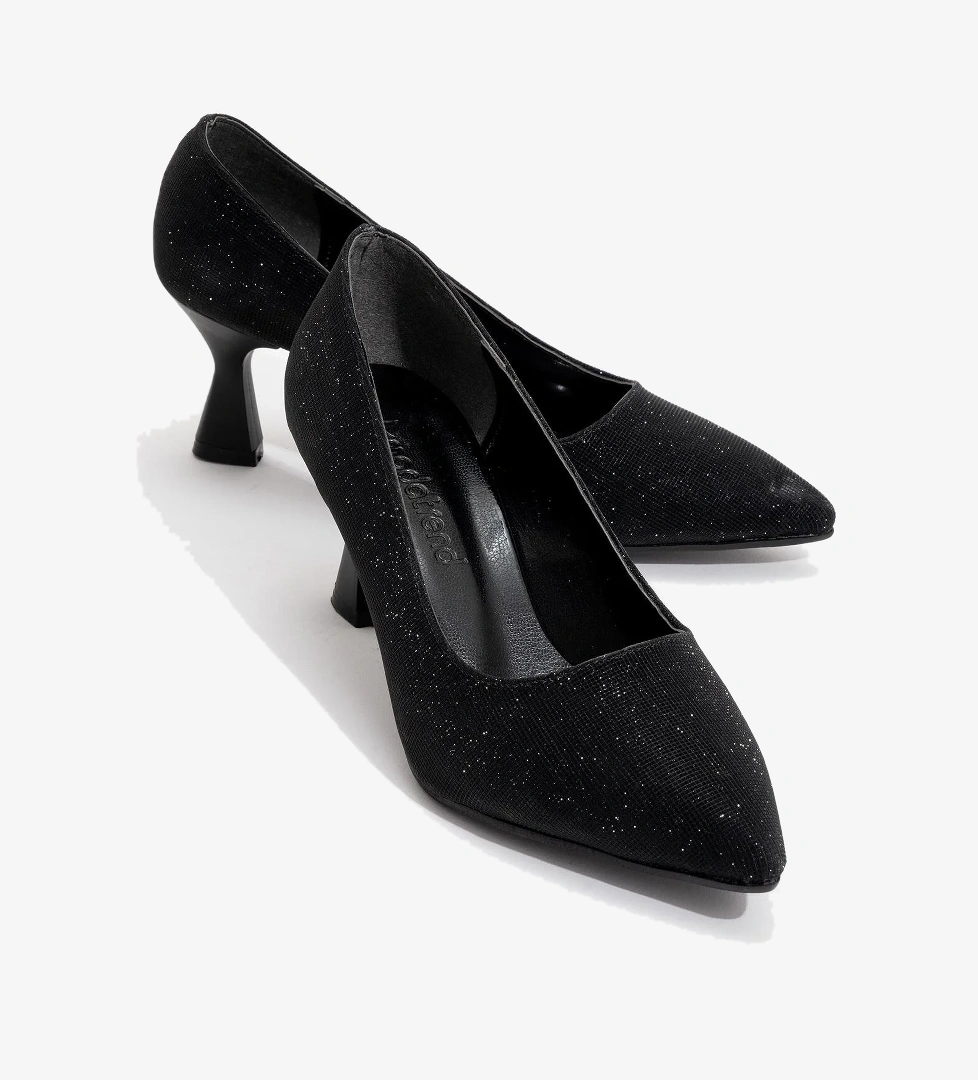 Kadın Stiletto Ayakkabı SİYAH SİM - Görsel 1