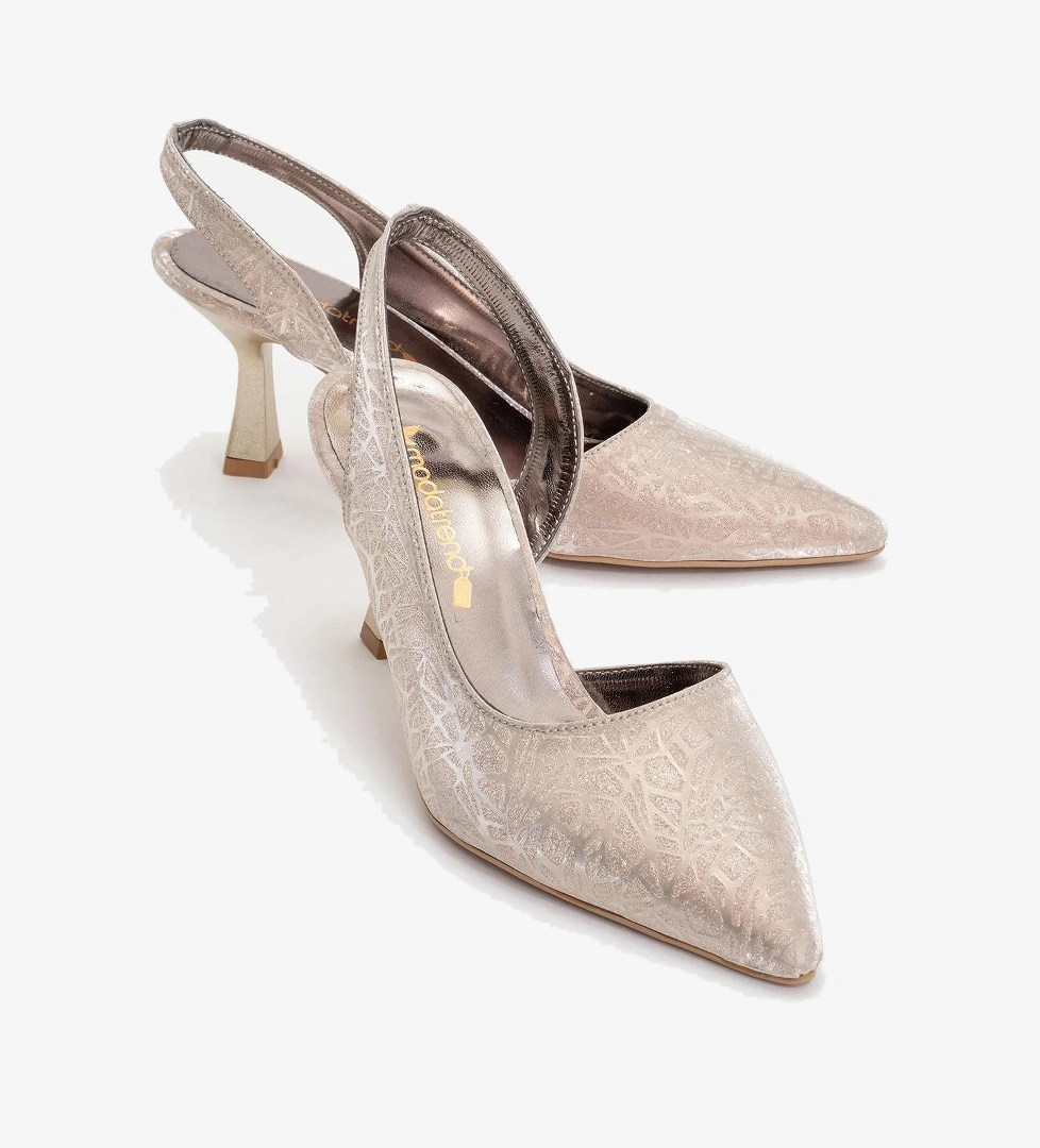 Kadın Topuklu Ayakkabı ALTIN ÜÇGEN