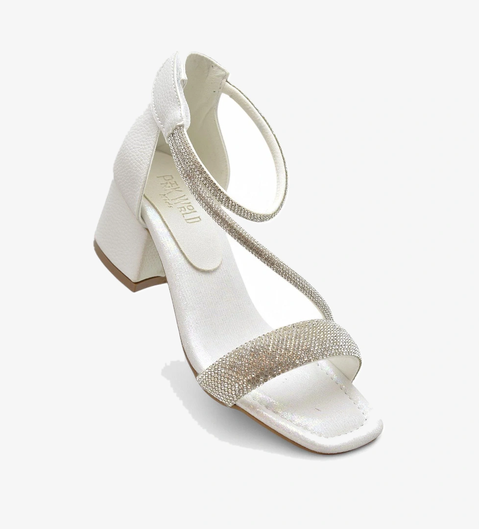 355 Abiye Kız Çocuk Topuklu Ayakkabı Kız Çocuk Nişan Abiye Ayakkabısı