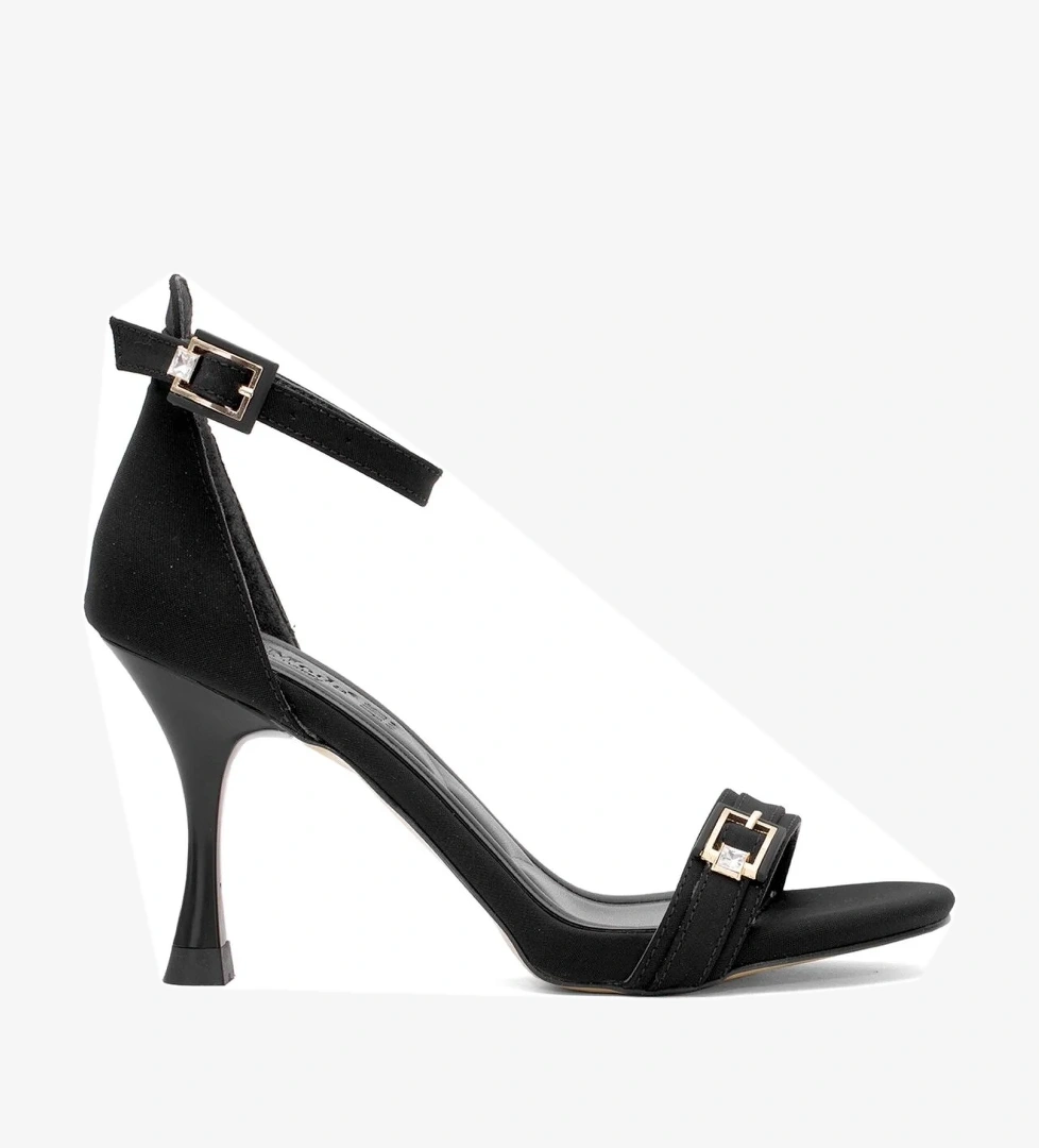 Elit PM309 K674N Kadın Klasik Topuklu Ayakkabı Siyah