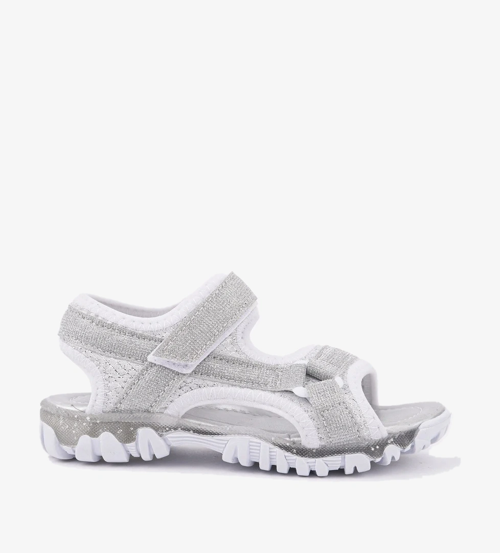 ELON Cırtlı ve Simli Günlük Kız Çocuk Sandalet