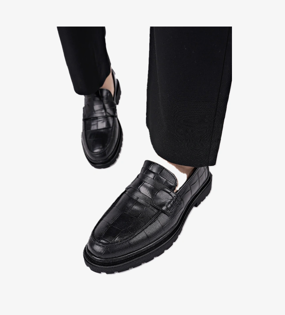 OWNER Bağcıksız Hakiki Deri Erkek Günlük Casual Ayakkabı - Görsel 1