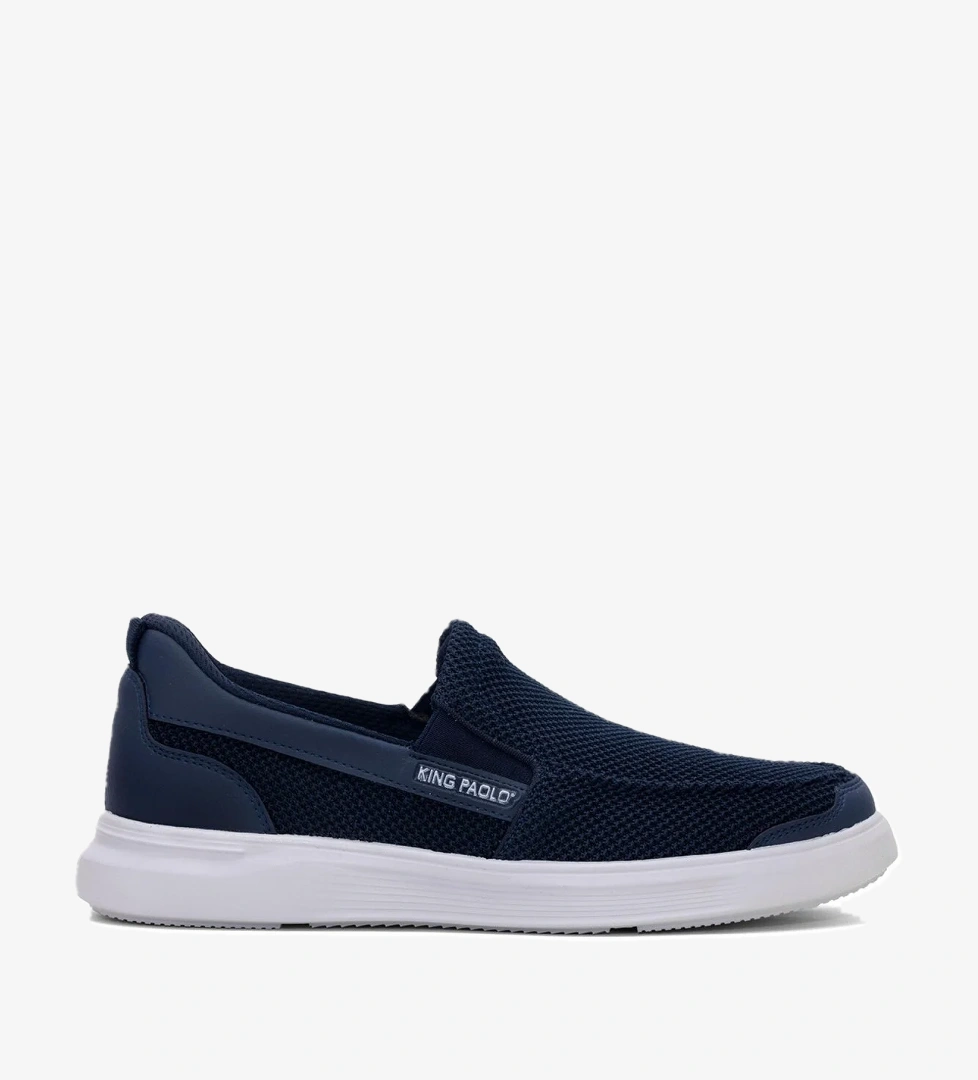 King Paolo F1182 Loafer Krakers Erkek Memory Foam Casual Ayakkabı Lacivert Siyah model görseli