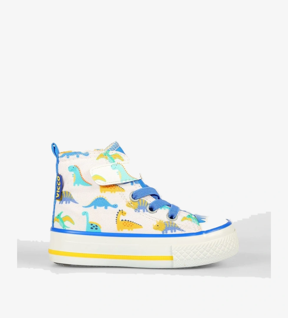 Vicco Ada Desenli Erkek Okul Öncesi Beyaz/Saks Mavi Sneaker model görseli