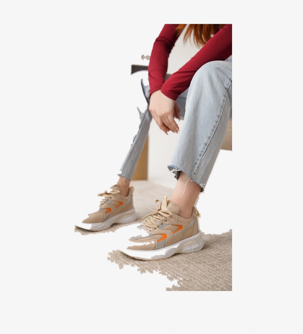 Sameto Günlük Ortopedik Kadın Sneaker Spor Ayakkabı